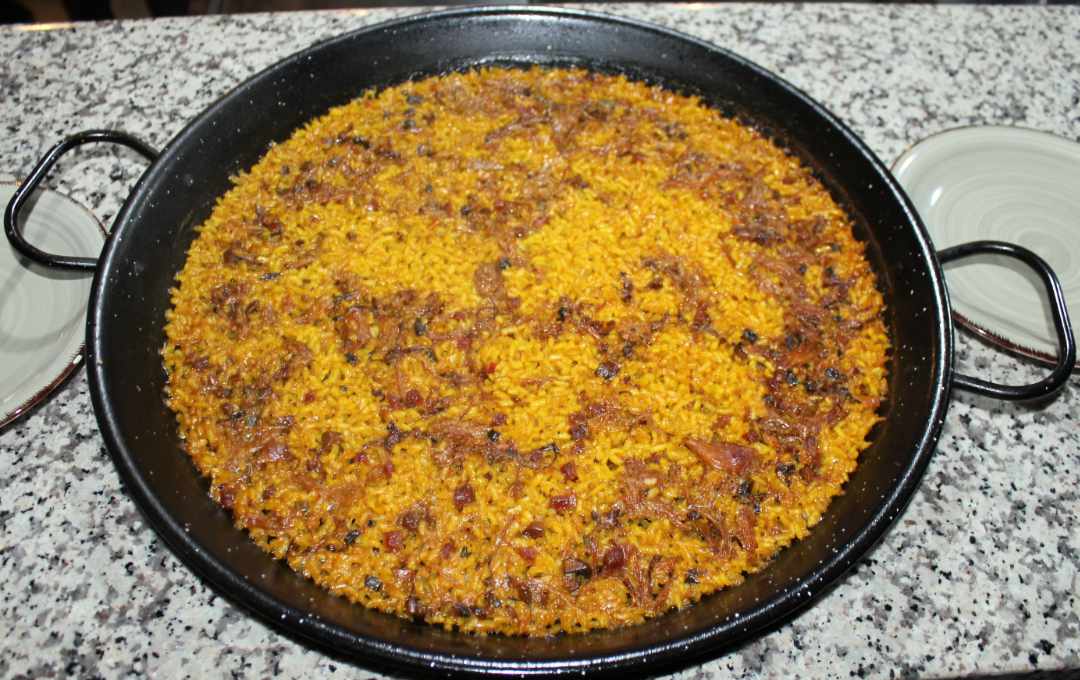 Paella de verduras · El Bosque de Bruba