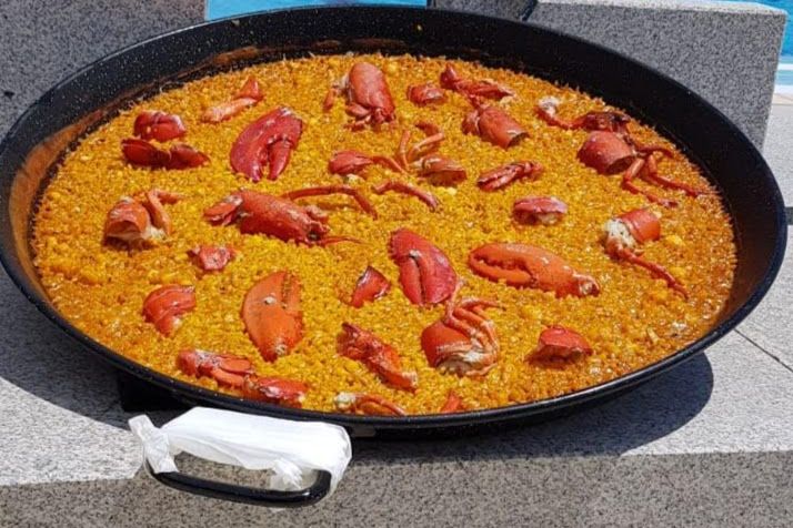 Paella de bogavante