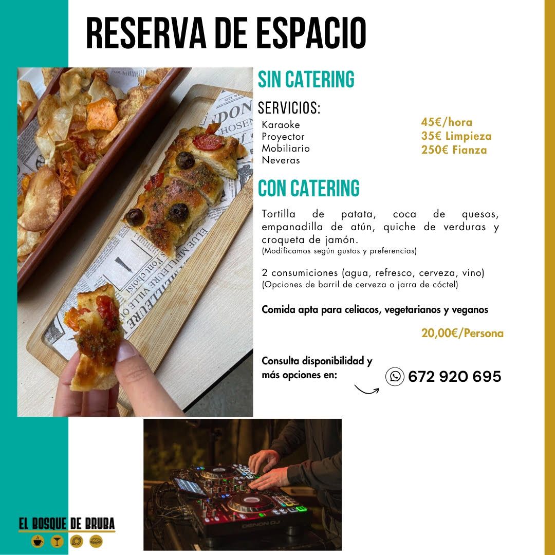 Reserva espacio El Bosque de Bruba