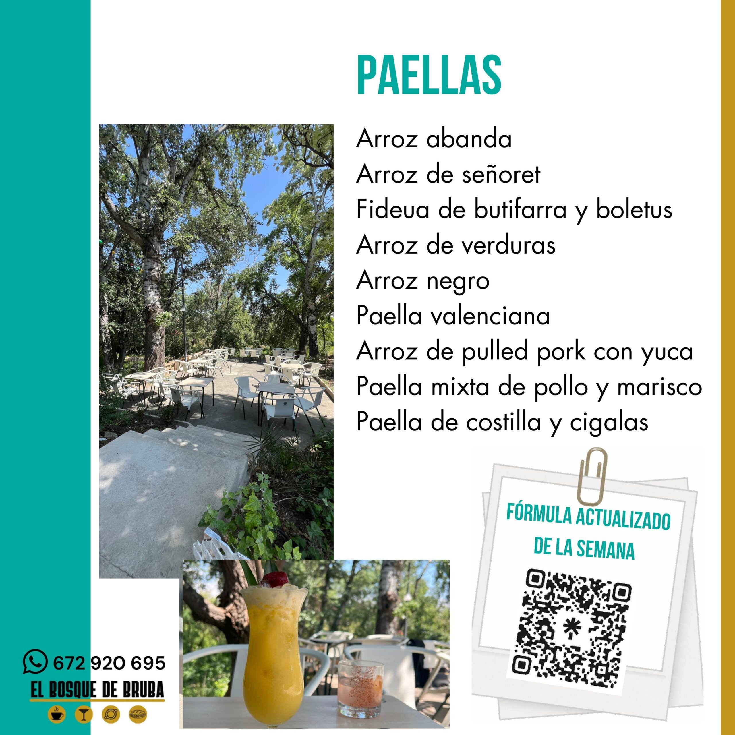 El Bosque de Bruba Fórmula paella